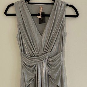 NWT Bailey 44 Metallic Jersey Mini Dress